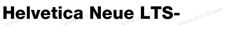 Helvetica Neue LTS字体转换